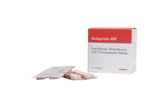 Aclopride-MR -Aceclofenac -Paracetamol -Chlorzoxazone -Tablets