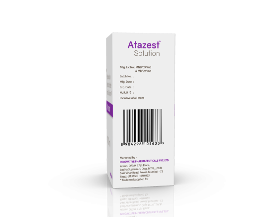 Atazest Syrup 100 ml (IOSIS) Left Side