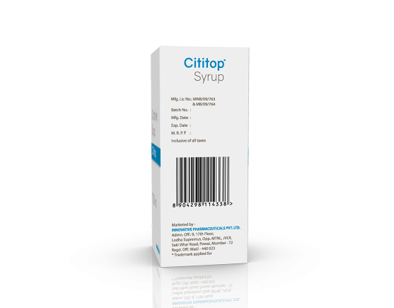 Cititop Syrup 100 ml (IOSIS) Left Side