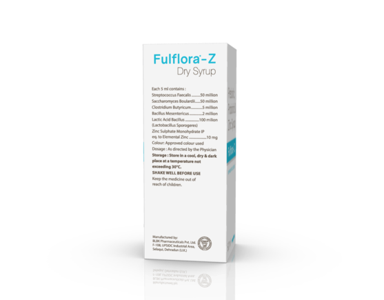 Fulflora-Z Dry Syrup 60 ml (BLBK) Right side
