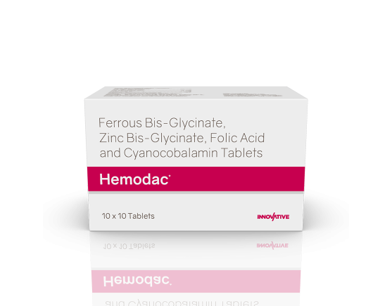 Hemodac Tablets (IOSIS) Front