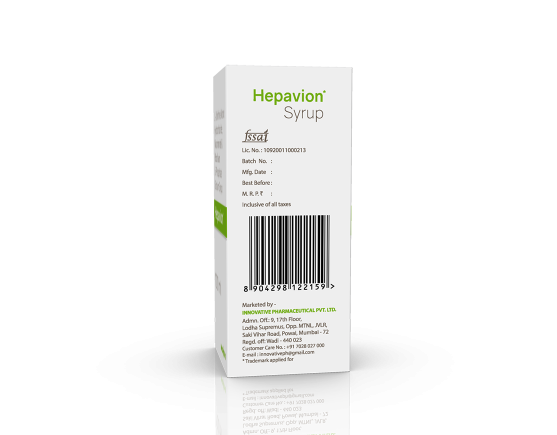 Hepavion Syrup 100 ml (IOSIS) Left Side