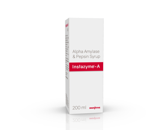 Instazyme-A Syrup 200 ml (IOSIS) Left