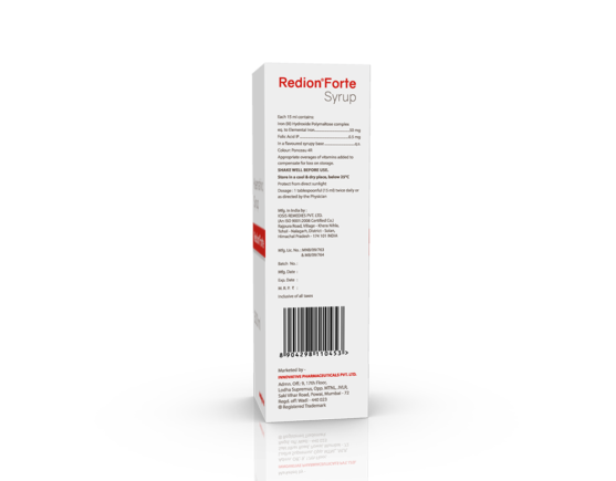 Redion Forte Syrup 300 ml (IOSIS) Left Side