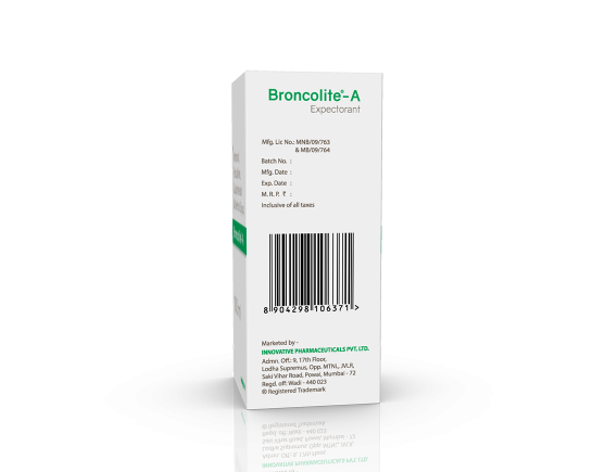 Broncolite-A Syrup 100 ml (IOSIS) Left Side