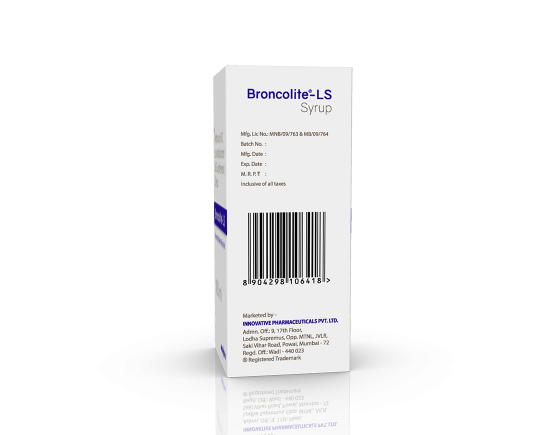 Broncolite-LS Syrup 100 ml (IOSIS) Left Side