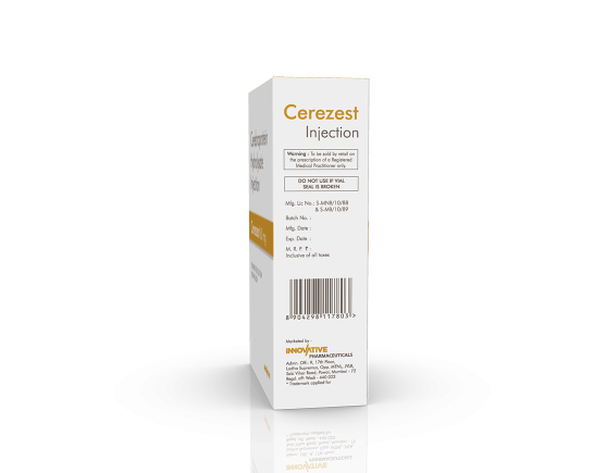 Cerezest 60 mg Injection (Pace Biotech) Left Side