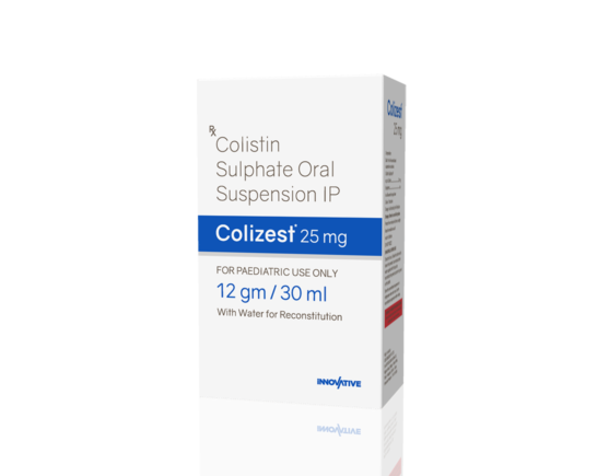 Colizest 25 mg Dry Syrup (IOSIS) Right (2)