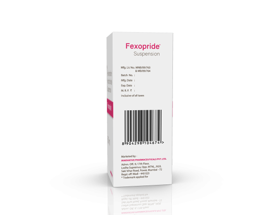 Fexopride Suspension 60 ml (IOSIS) Left Side
