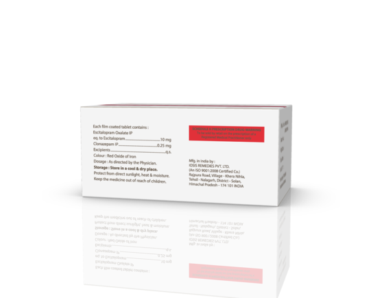 Gericalm Plus 0.25 10 Tablets (IOSIS) composition