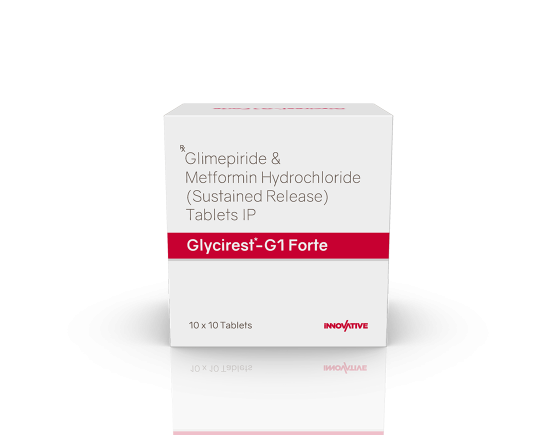 Glycirest-G1 Forte Tablets (IOSIS) Front