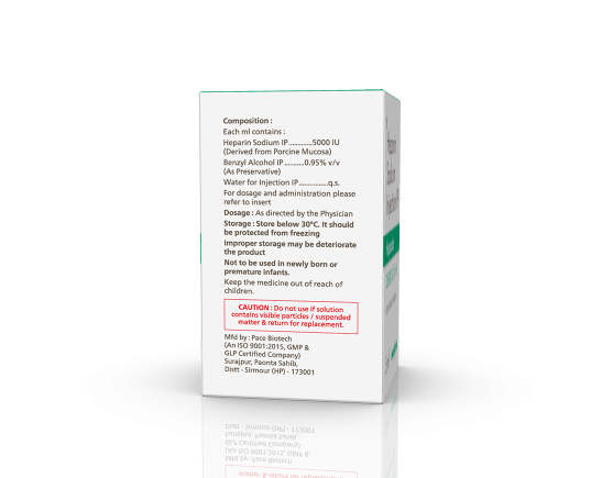 Hepadac Injection 5 ml (Pace Biotech) right Side