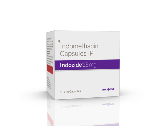 Indozide 25 mg Capsules (IOSIS) Left