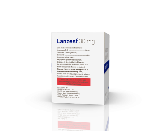 Lanzest 30 mg Capsules (IOSIS) Right Side