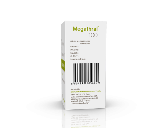 Megathral 100 mg Suspension 15 ml (IOSIS) Left Side