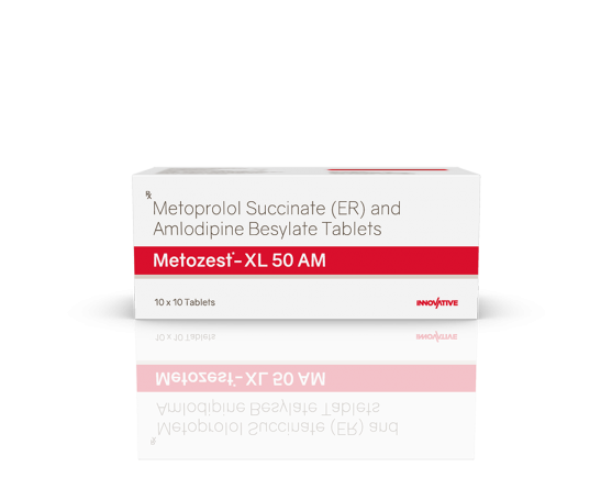 Metozest XL 50 AM Tablets (IOSIS) Front