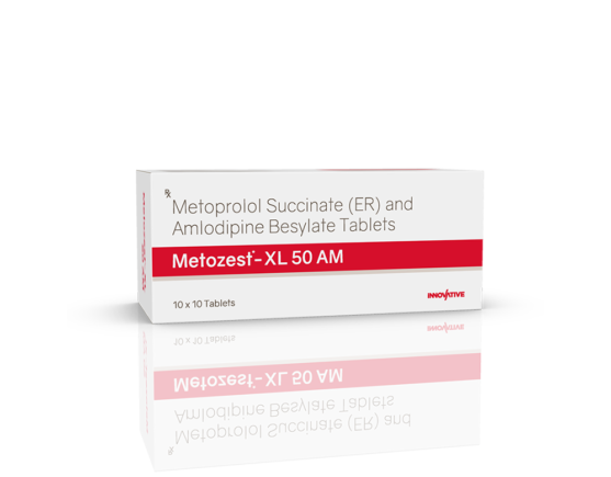 Metozest XL 50 AM Tablets (IOSIS) Left