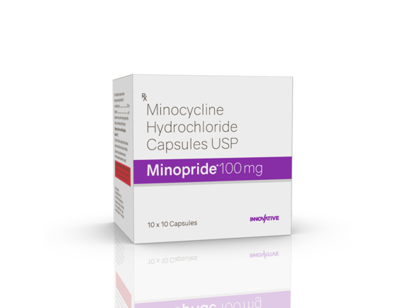Minopride 100 mg Capsules (IOSIS) Left
