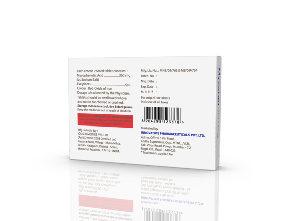 Mycotag 360 mg Tablets (IOSIS) Back