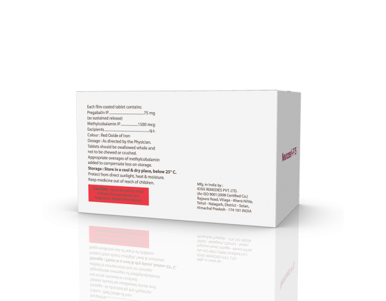 Neurozest-P 75 Tablets (IOSIS) Right Side