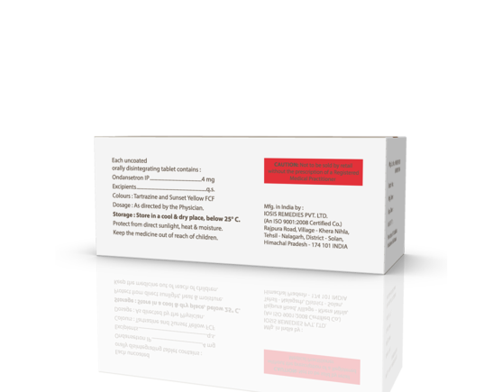 Ondeon 4 mg Tablets (IOSIS) Right Side
