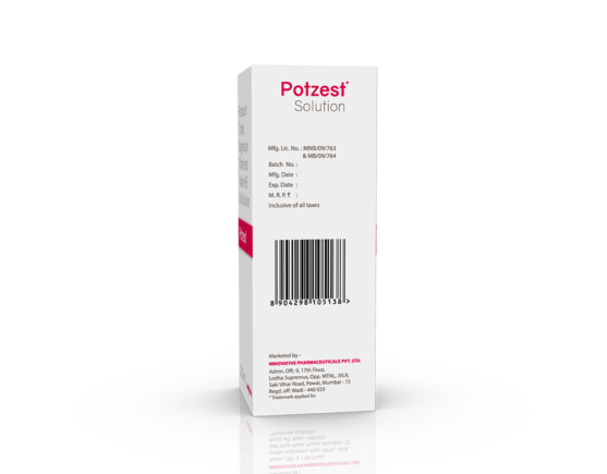 Potzest Syrup 200 ml (IOSIS) Left Side