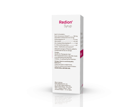 Redion Syrup 200 ml (IOSIS) Right Side