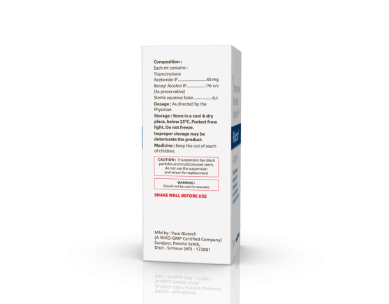 Riocort 40 mg Injection (Pace Biotech) Right Side