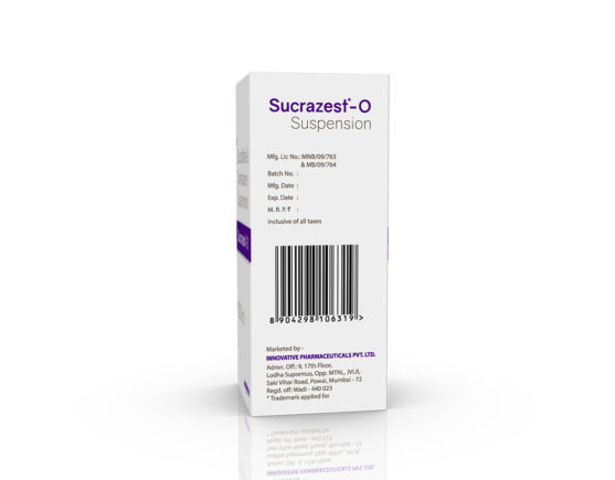Sucrazest-O Suspension 100 ml (IOSIS) Left Side