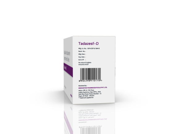 Tadazest-D Tablets Yassas (Dr. Edwina) (Outer) Barcode