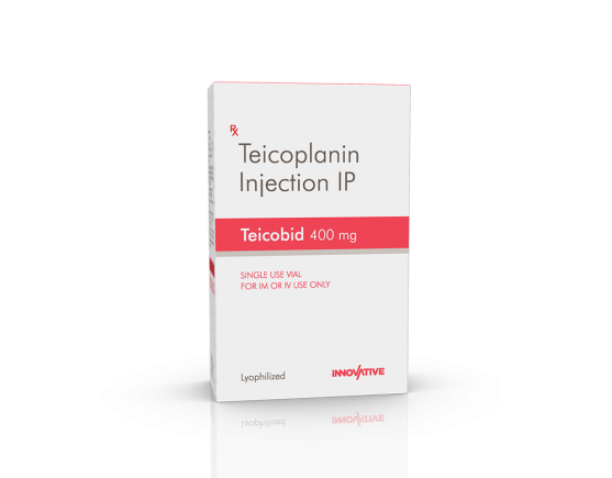 Teicobid 400 mg Injection (Pace Biotech) Left