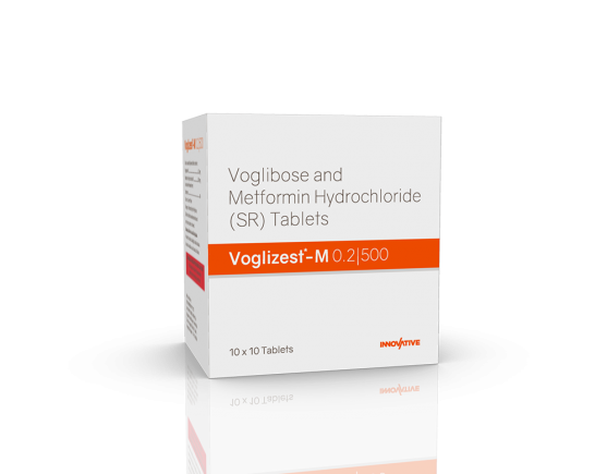 Voglizest-M 0.2 500 Tablets (IOSIS) Left