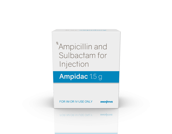 Ampidac 1.5 gm Injection (Pace Biotech) Front