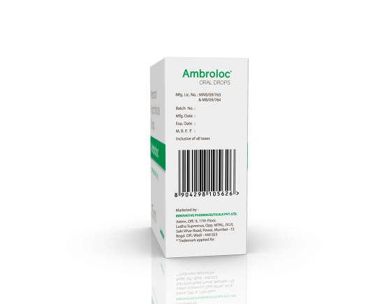 Ambroloc Drops 15 ml (IOSIS) Left Side