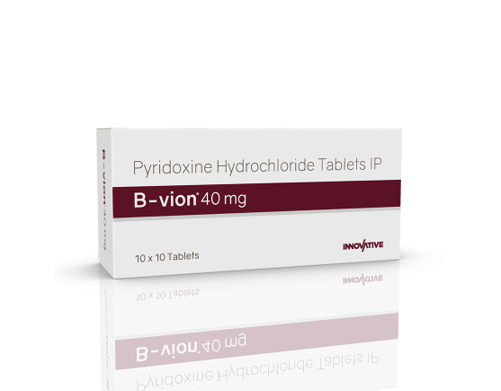 B-vion 40 mg Tablets strip pack (IOSIS) Left