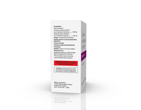 Bencef Plus 2.25 gm Injection (Pace Biotech) Right side