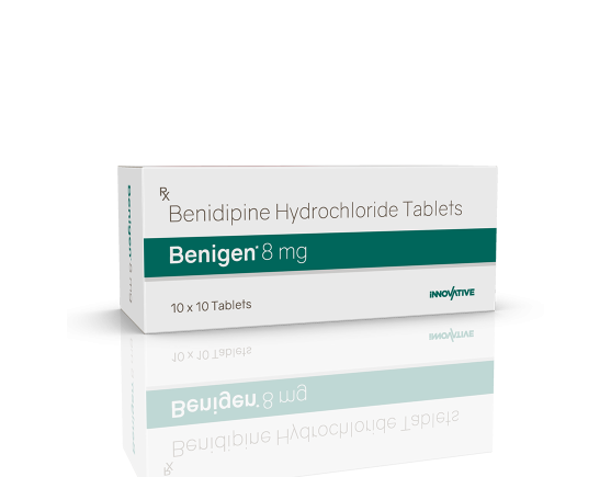 Benigen 8 mg Tablets (IOSIS) Left