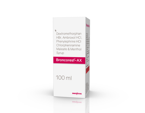 Broncorest-AX Syrup 100 ml (IOSIS) Right