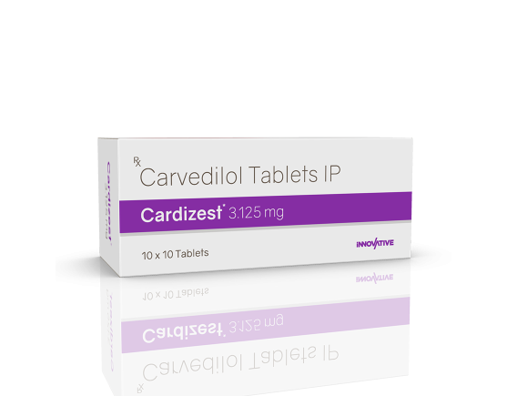 Cardizest 3.125 mg Tablets (IOSIS) Left