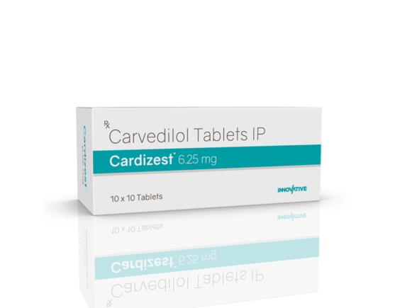 Cardizest 6.25 mg Tablets (IOSIS) Left