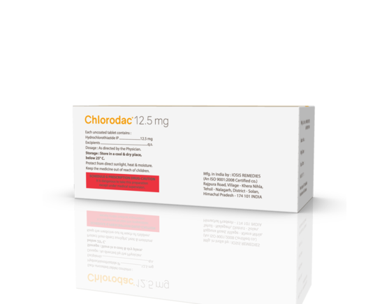 Chlorodac 12.5 mg Tablets (IOSIS) Right Side