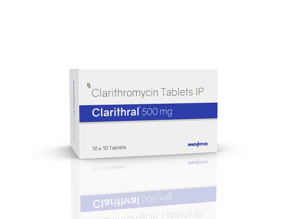 Clarithral 500 mg Tablets (IOSIS) Left