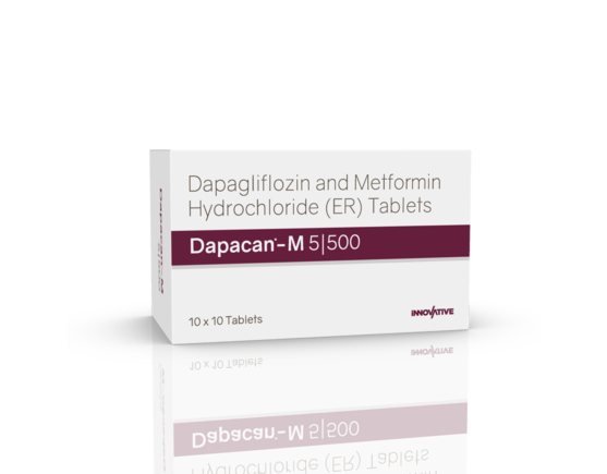 Dapacan-M 5 500 Tablets (IOSIS) Left