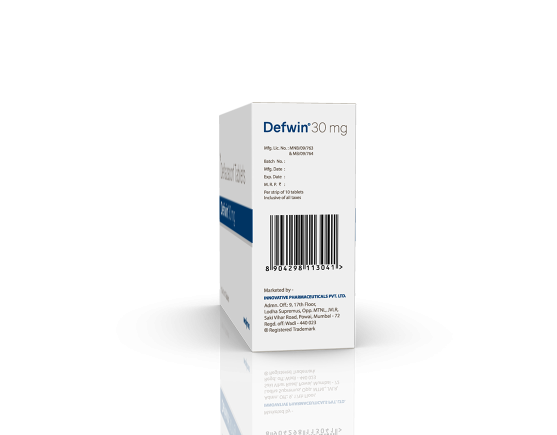 Defwin 30 mg Tablets (IOSIS) Barcode