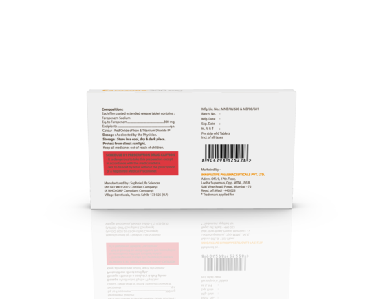 Farozone 300 mg Tablets (Saphnix) (Inner) Barcode