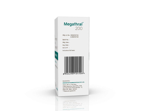 Megathral 200 mg Suspension 30 ml (IOSIS) Left Side