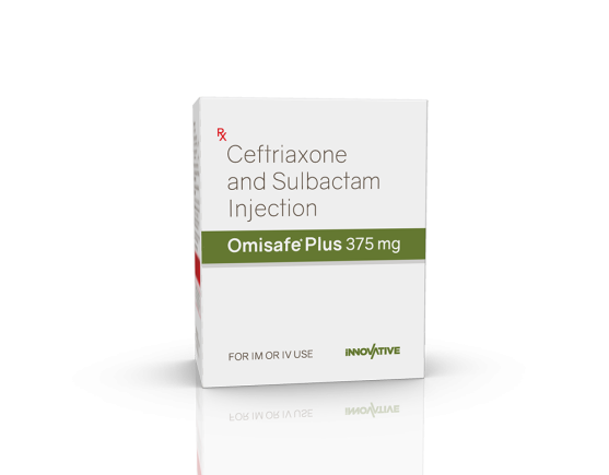 Omisafe Plus 375 mg Injection (Pace Biotech) Left