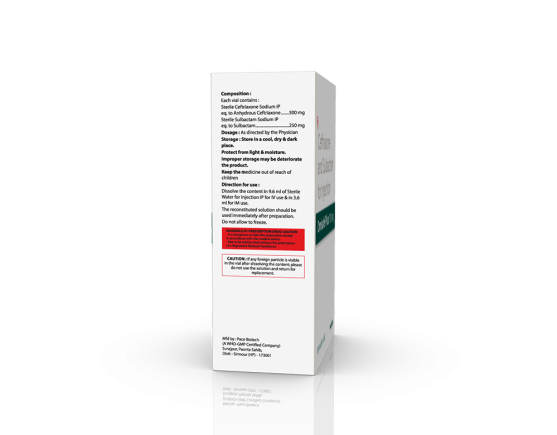 Omisafe Plus 750 mg Injection (Pace Biotech) Right Side