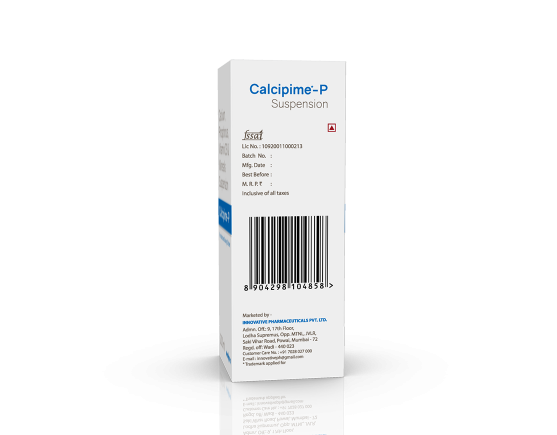 Calcipime-P Suspension 200 ml (IOSIS) Left Side