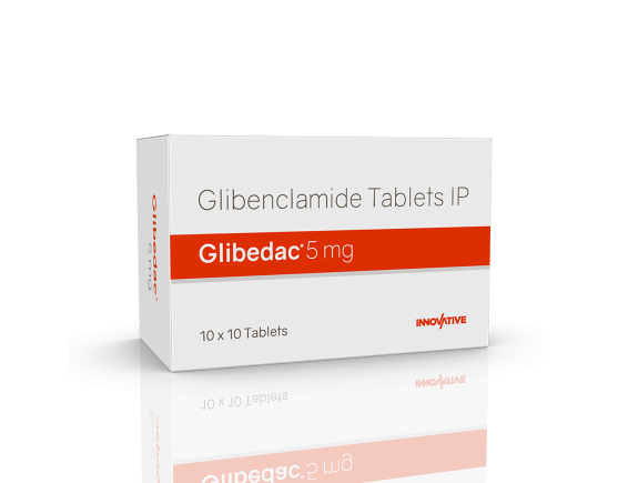 Glibedac 5 mg Tablets (IOSIS) Left